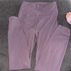 Purple High-Waisted Leggings